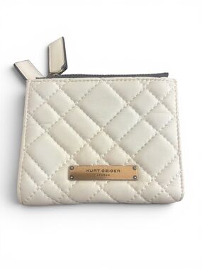 Kurt Geiger London Diamond Quilted Leather Dual Bifold Wallet